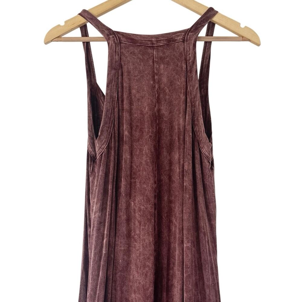 Indigo Thread Co Jumpsuit Womens L Mauve Mineral Wash Harem Boho Wide Leg USA - Picture 6 of 9